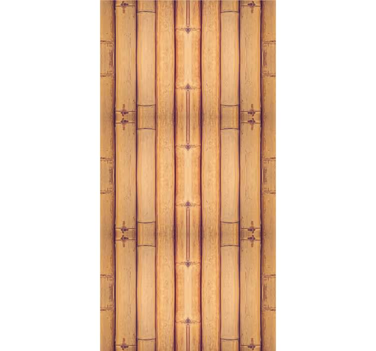 Store enrouleur bureaux effet texture bois bambou - TenStickers
