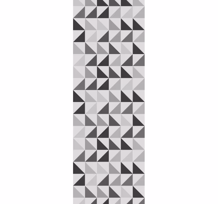 Store enrouleur bureaux triangles géométriques - TenStickers