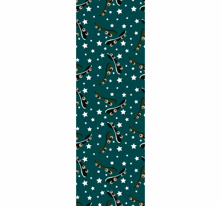 Store enrouleur chambre ado skate et Étoiles - TenStickers