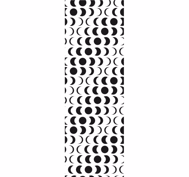 Store enrouleur chambre ado motif lune minimaliste - TenStickers