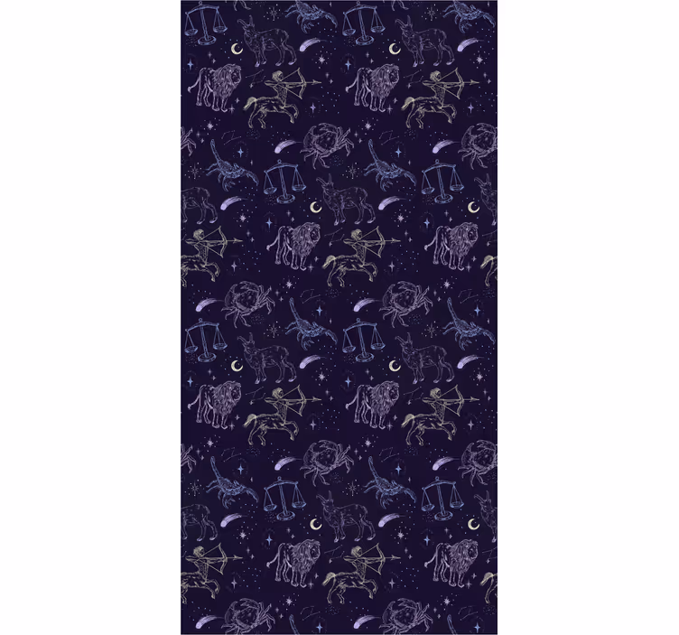 Store enrouleur chambre ado motif constellation - TenStickers