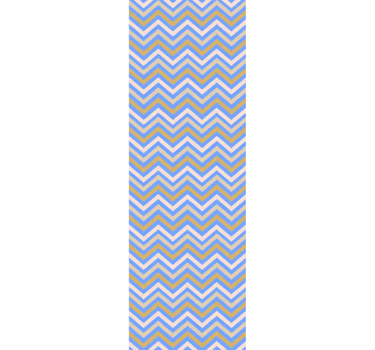 Store enrouleur chambre ado motif zigzag couleurs - TenStickers