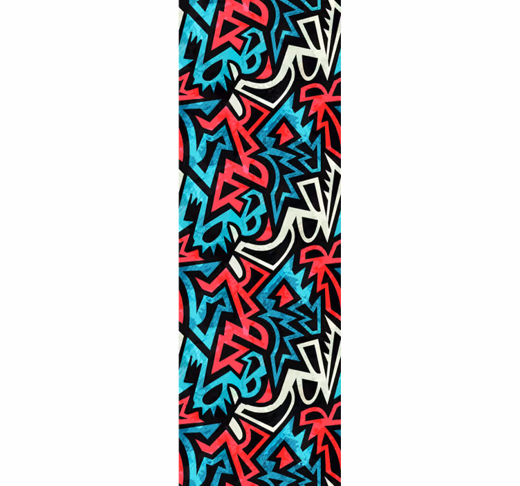 Store enrouleur chambre ado motif peint urbain - TenStickers