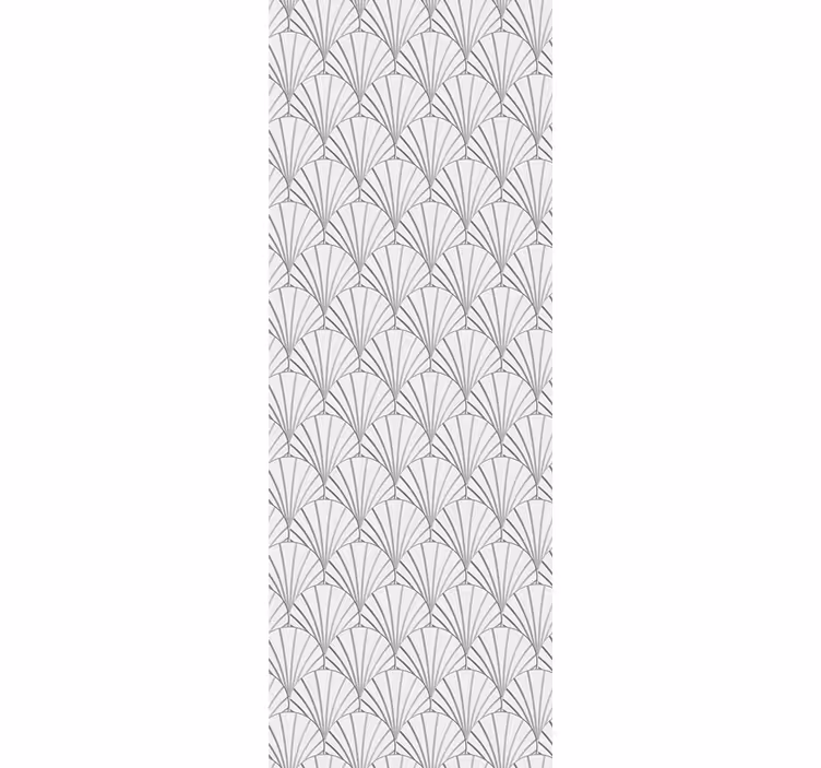 Store enrouleur moderne motif élégant de éventails - TenStickers