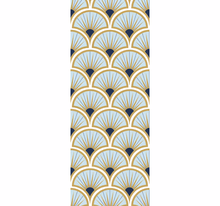 Store enrouleur moderne motifs de ventilateur élégants - TenStickers