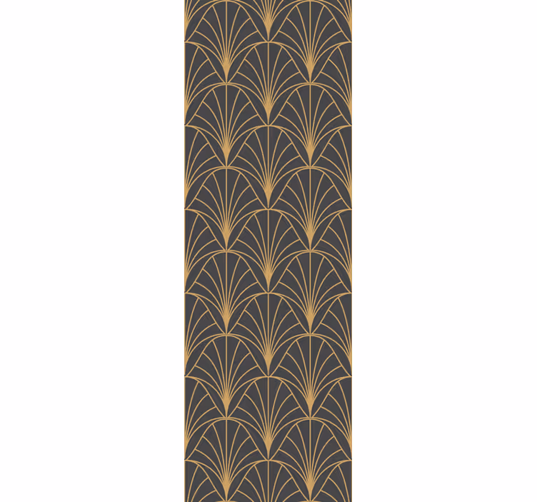 Store enrouleur moderne motifs dorés élégants - TenStickers