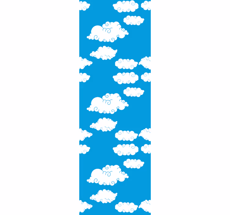 Store enrouleur moderne nuages dans le ciel - TenStickers