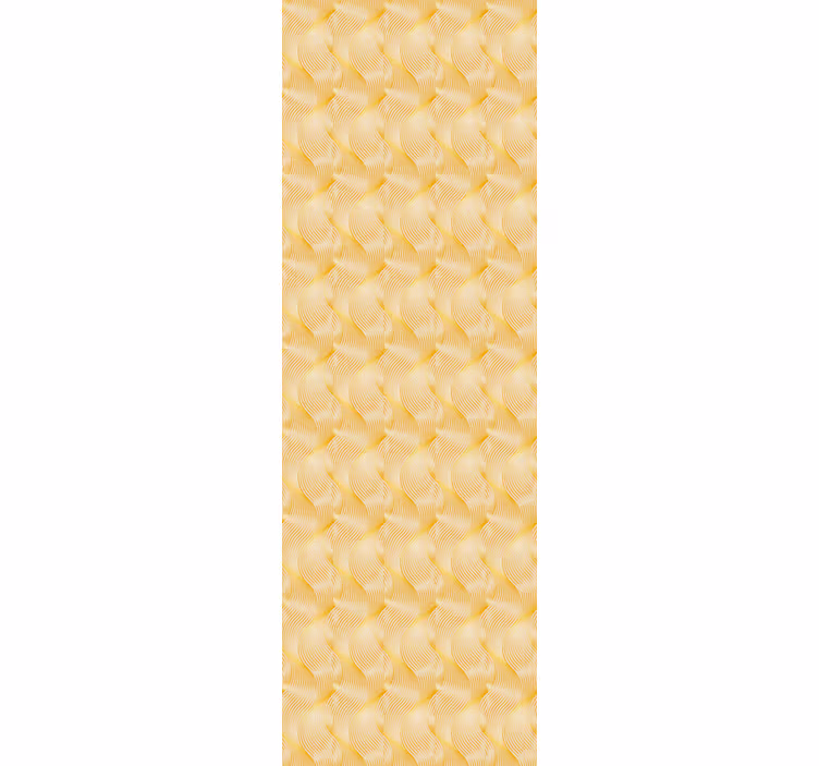 Store enrouleur moderne illusion de vagues dorées - TenStickers