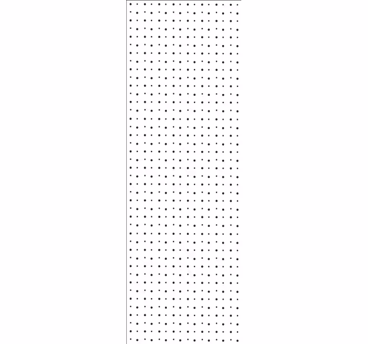 Store enrouleur moderne à lignes verticales en points - TenStickers