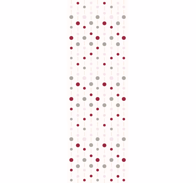 Store enrouleur moderne motif pois pastel avec lignes - TenStickers