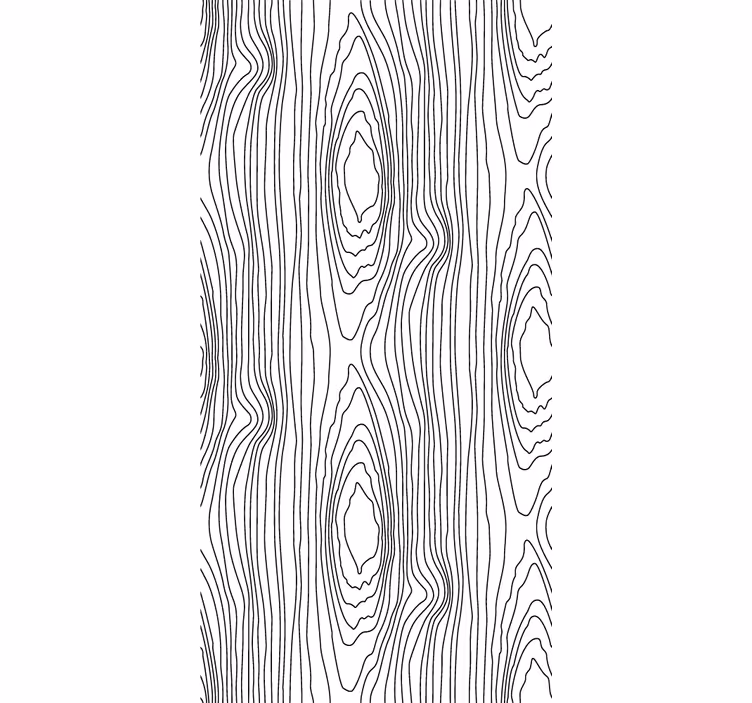 Store enrouleur moderne rayures nature noires - TenStickers