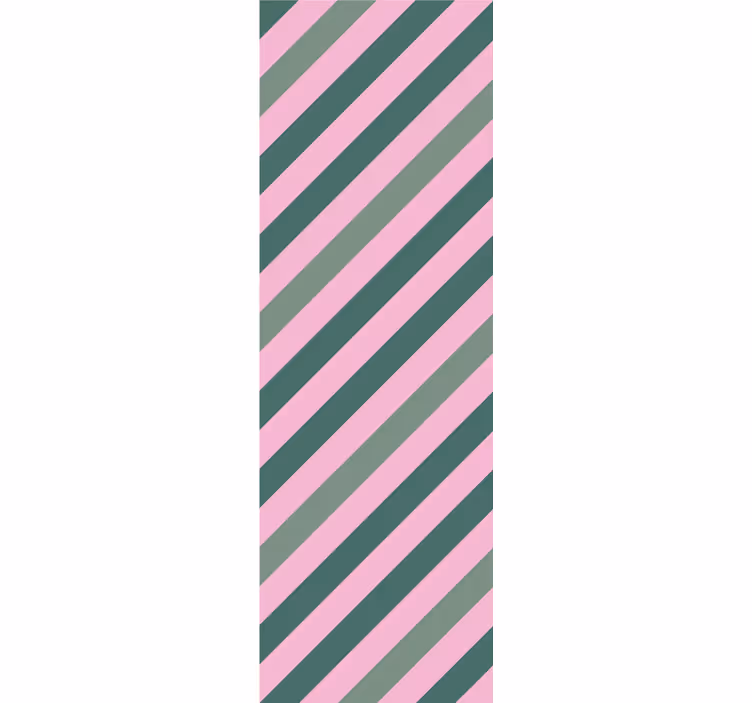 Store enrouleur moderne bloc de couleur rose et vert pastel - TenStickers