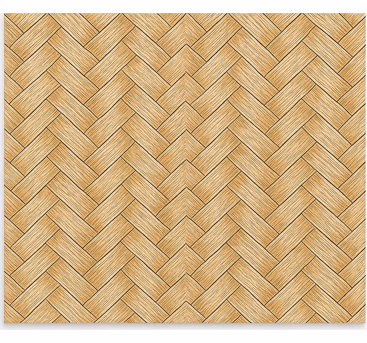 Store enrouleur textures et motifs tressage rattan classique - TenStickers