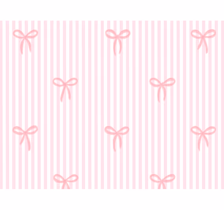 Store enrouleur rose rayures et nœuds - TenStickers