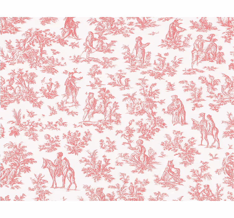 Store enrouleur rose design campagnard vintage - TenStickers