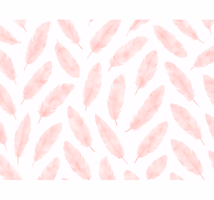 Store enrouleur rose motif plume rose - TenStickers