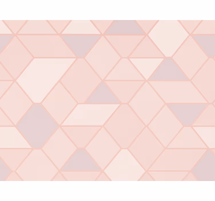 Store enrouleur rose figures abstraites modernes roses - TenStickers