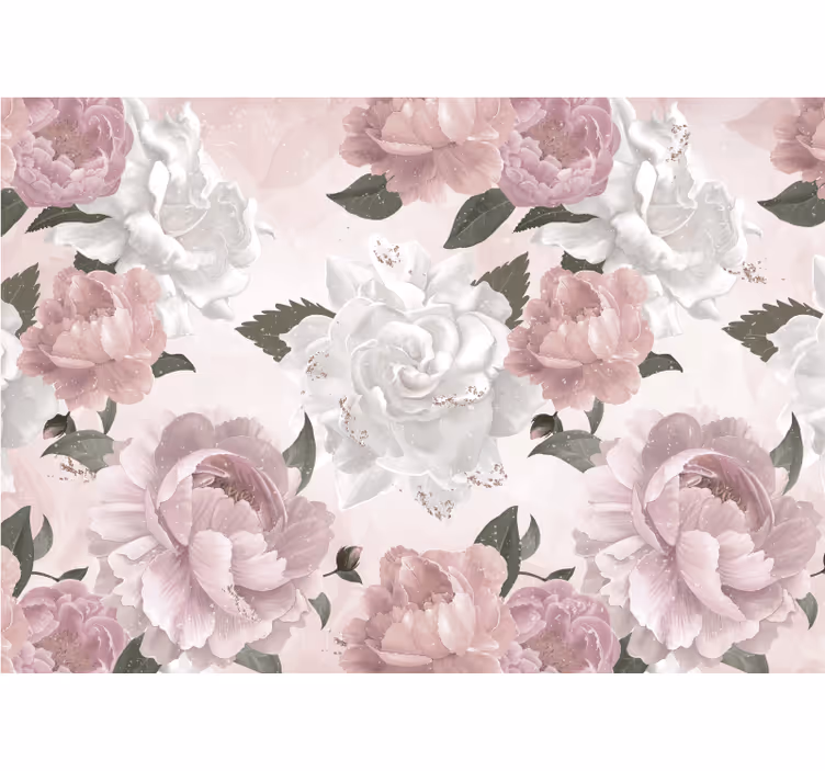Store enrouleur cuisine pivoines de style provençal - TenStickers