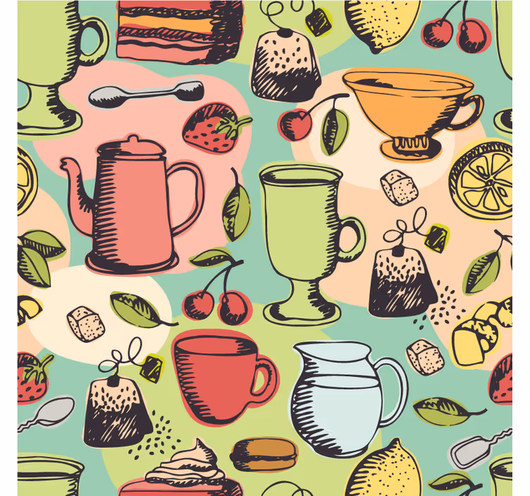 Store enrouleur cuisine aliments de cuisine - TenStickers