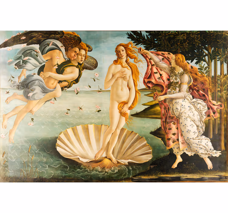 Store enrouleur salon la naissance de vénus - TenStickers