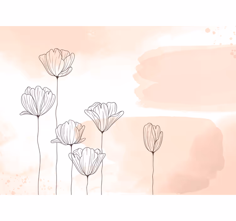 Store enrouleur salon fleurs en ligne - TenStickers