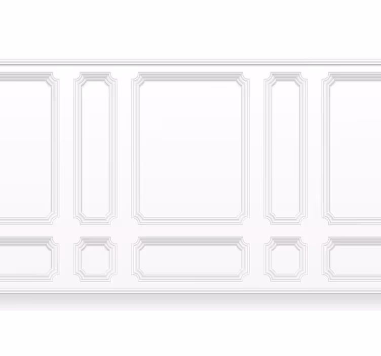 Store enrouleur blanc à motifs classiques - TenStickers