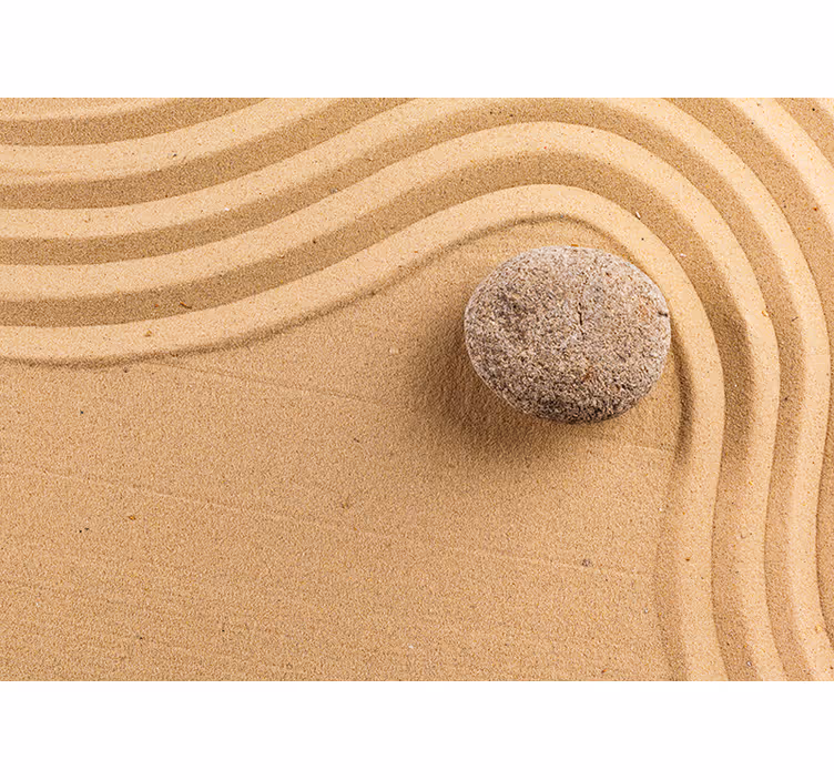 Store enrouleur beige sphère zen texturée - TenStickers