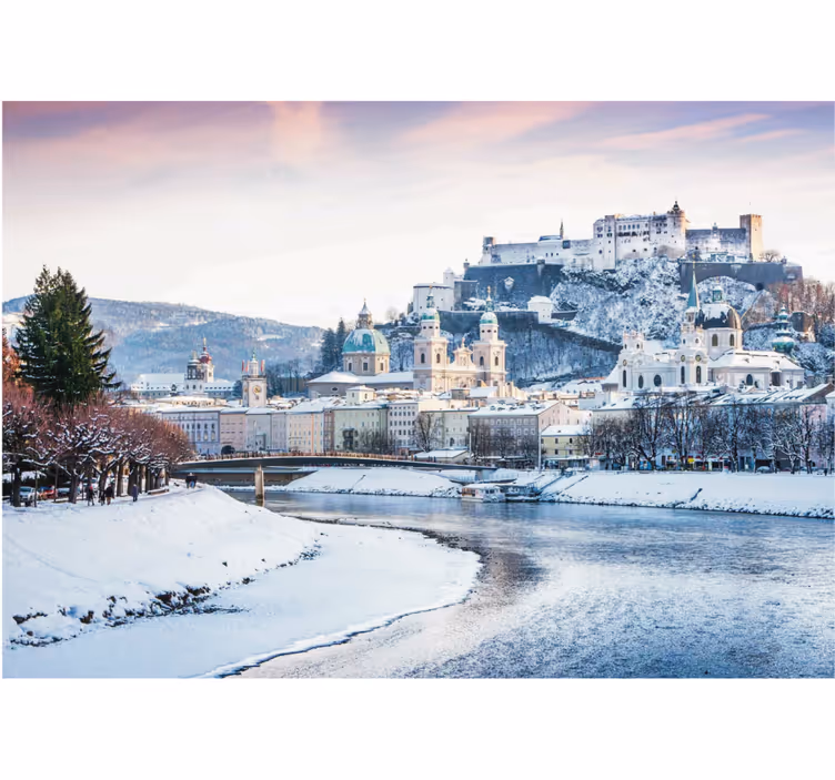 Store enrouleur salon hiver à salzbourg - TenStickers
