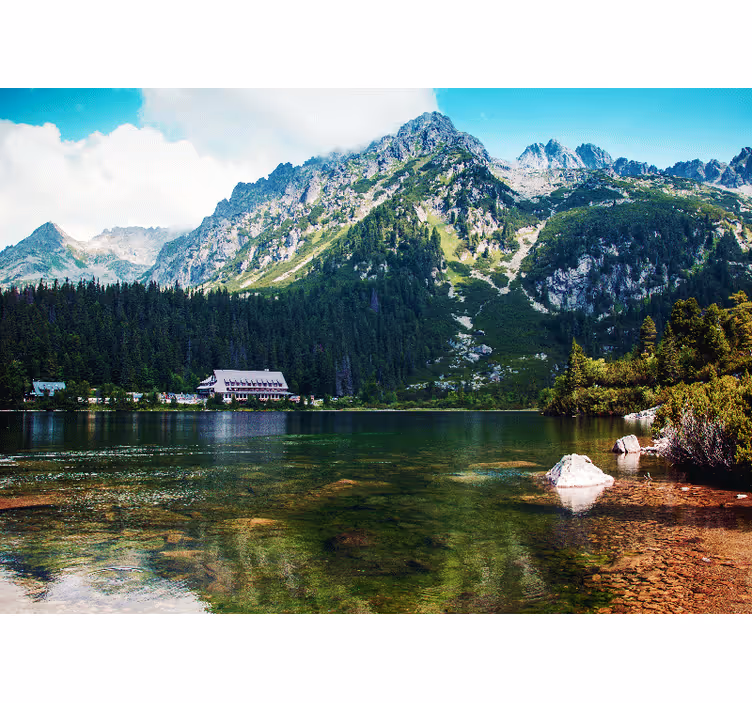 Store enrouleur salon lac des tatras polonais - TenStickers