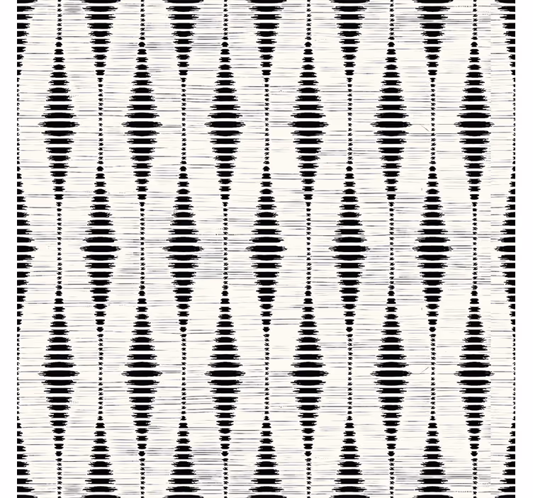 Store enrouleur moderne ikat noir rabaul - TenStickers