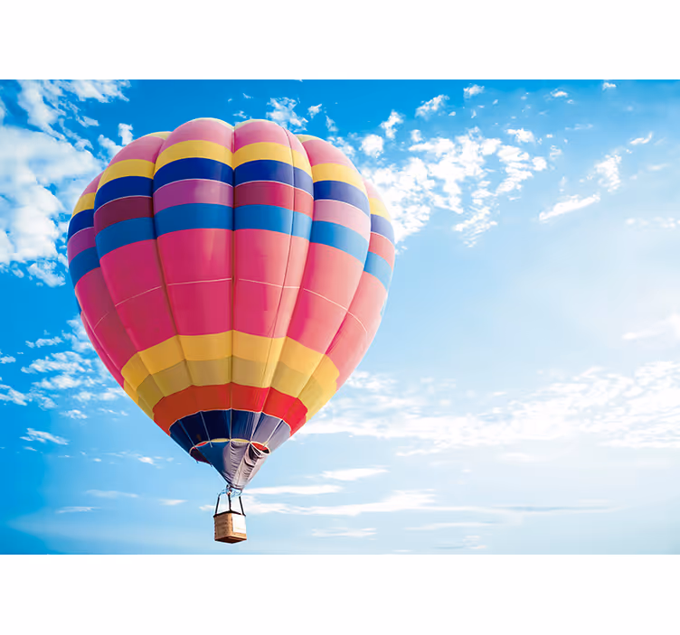 Store enrouleur salon course de ballons vintage - TenStickers