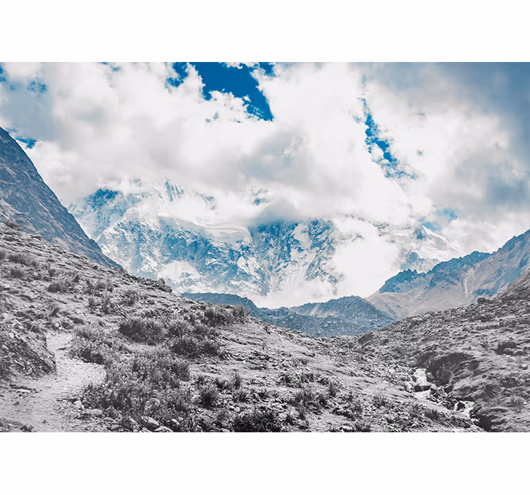 Store enrouleur salon col salkantay enneigé - TenStickers