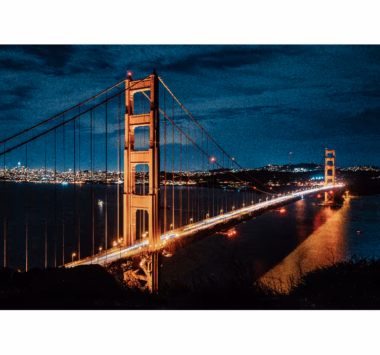 Store enrouleur salon soirée au golden gate - TenStickers