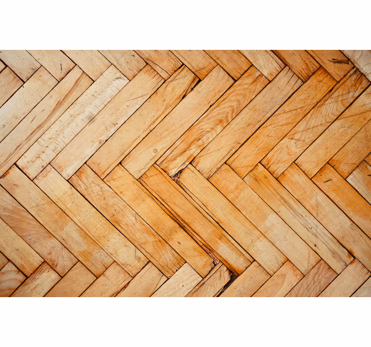 Store enrouleur salon blocs en bois style industriel - TenStickers