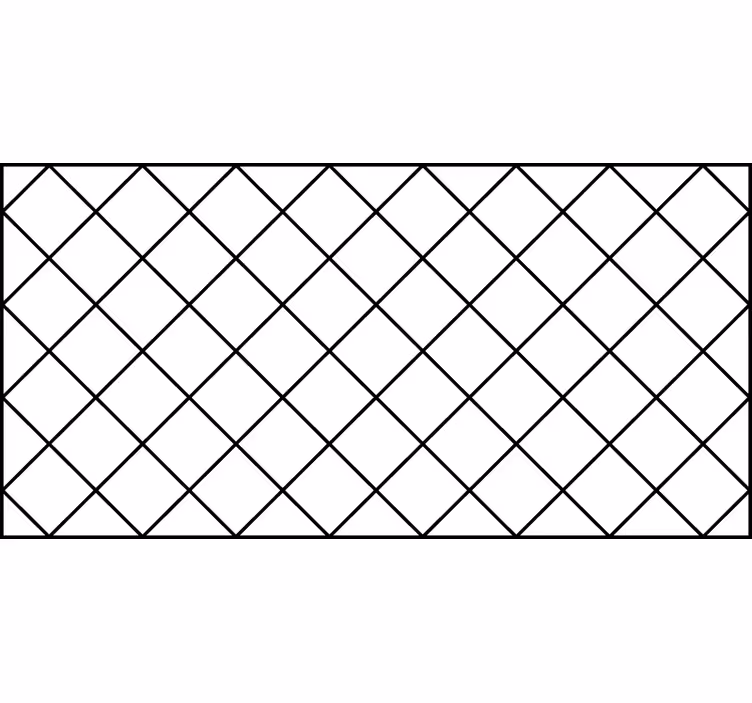 Store enrouleur blanc motifs carrés nordiques noir et blanc - TenStickers