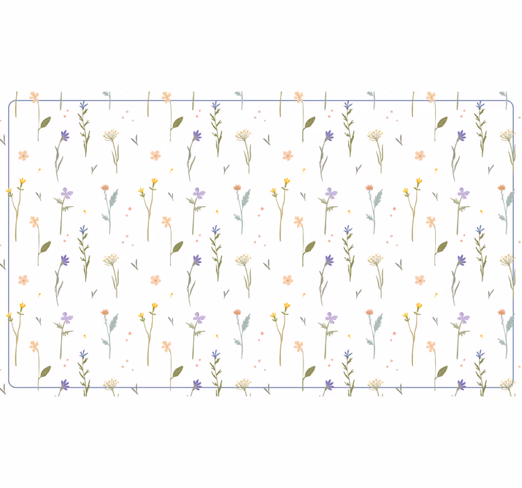 Store enrouleur blanc branches printanières petites - TenStickers