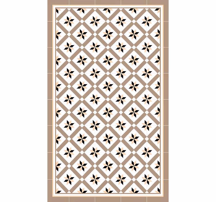 Store enrouleur beige marron hydraulique - TenStickers