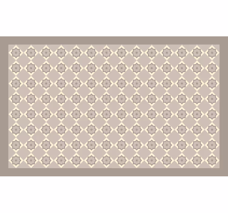 Store enrouleur beige carreaux de ciment beige - TenStickers