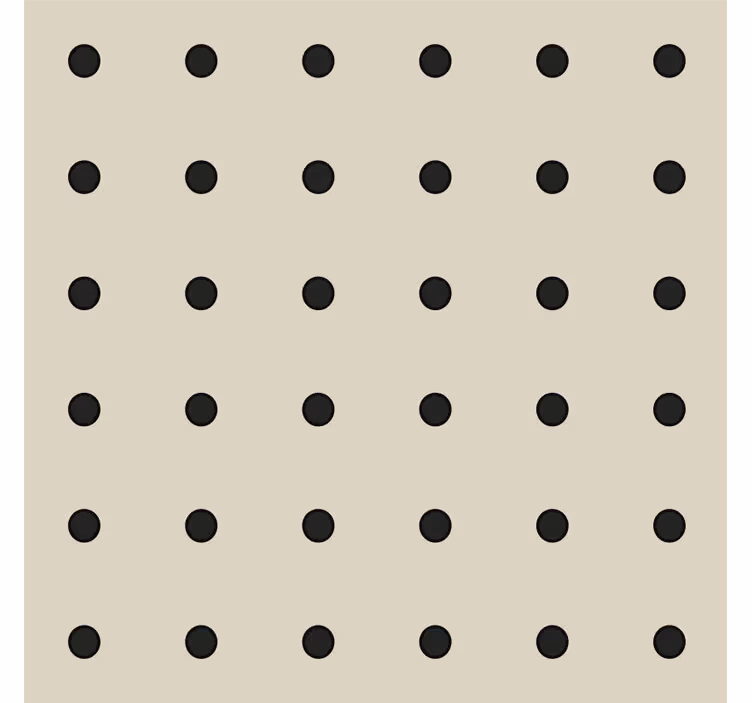 Store enrouleur beige motif pois beiges - TenStickers