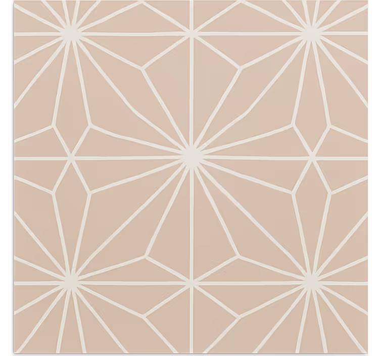 Store enrouleur beige motif étoiles beiges - TenStickers