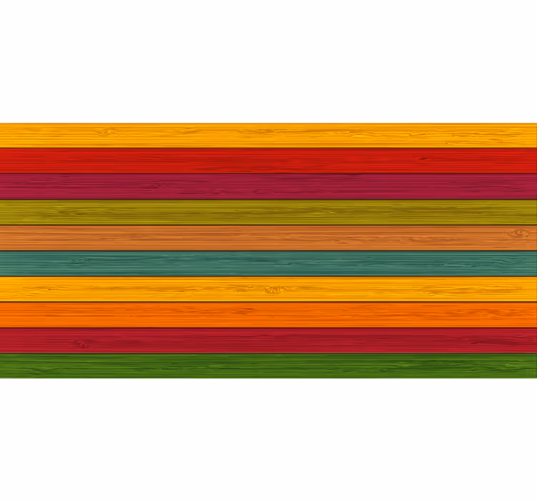 Store enrouleur chambre tapis vinyle bois multicolore - TenStickers