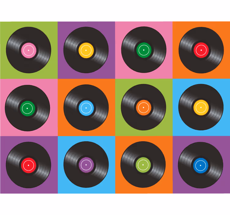 Store enrouleur chambre disques vinyles cuisine - TenStickers