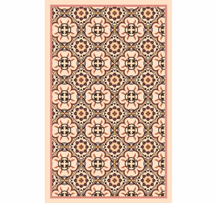 Store enrouleur chambre carreaux vintage - TenStickers