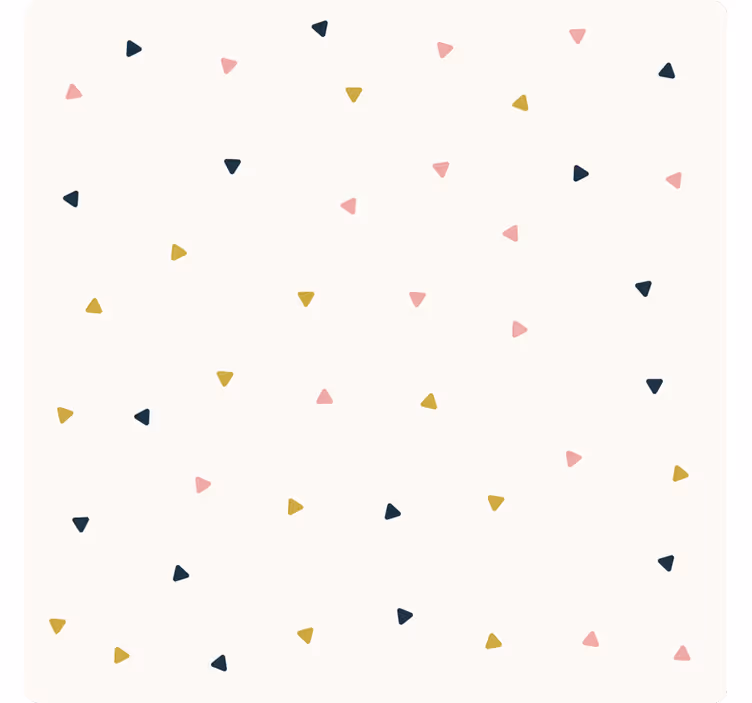 Store enrouleur chambre motif triangles minimalistes - TenStickers