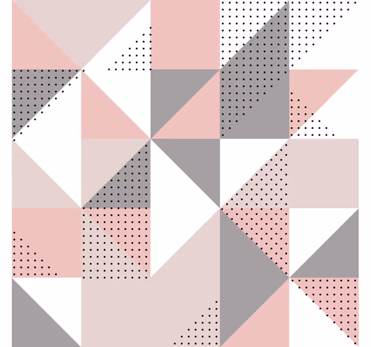 Store enrouleur chambre triangles nordiques pastel - TenStickers