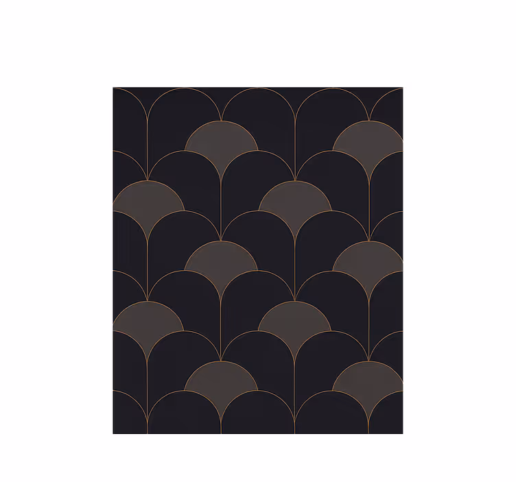 Store enrouleur vintage design arches des années 1920 - TenStickers