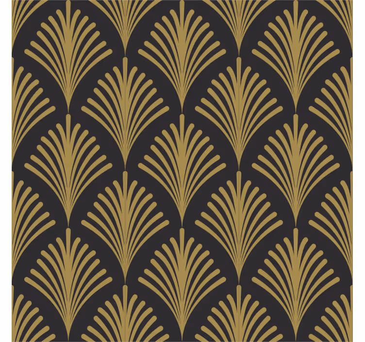 Store enrouleur vintage glamour doré des années 1920 - TenStickers