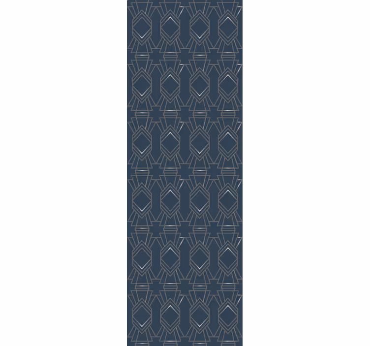 Store enrouleur vintage motif losanges art déco - TenStickers