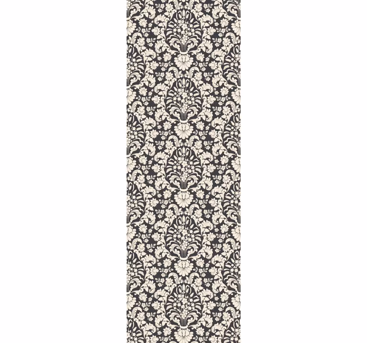 Store enrouleur vintage motif damassé baroque - TenStickers
