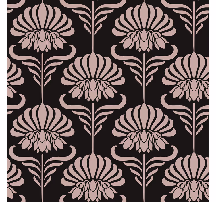 Store enrouleur vintage motifs art nouveau élégants - TenStickers